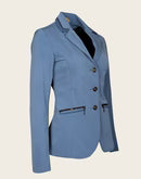 Mid Blue | Espoir Ladies Inspire Coolmax Show Jacket, show jacket side view, flat product shot