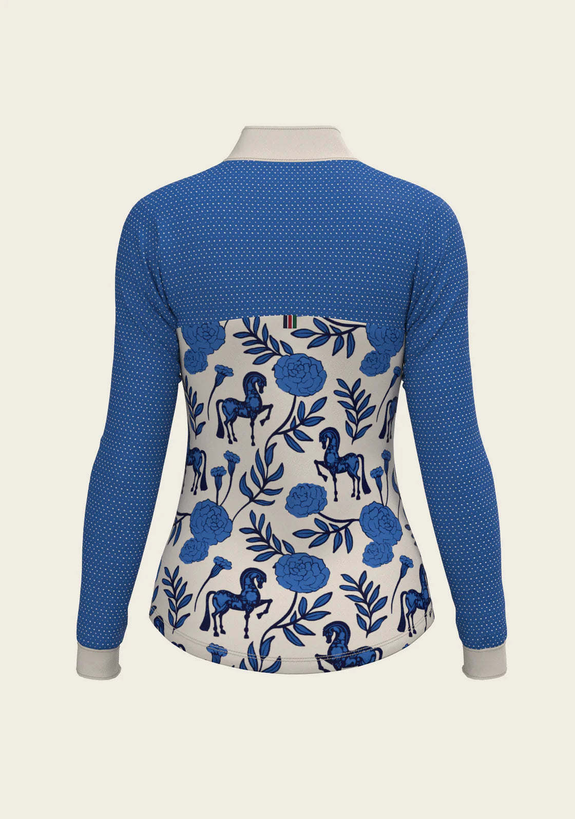 Peony Sport Mesh Quarter Zip Sun Shirt – Espoir
