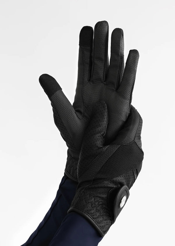 Black | Max Riding Gloves – MAXIMILIAN Equestrian