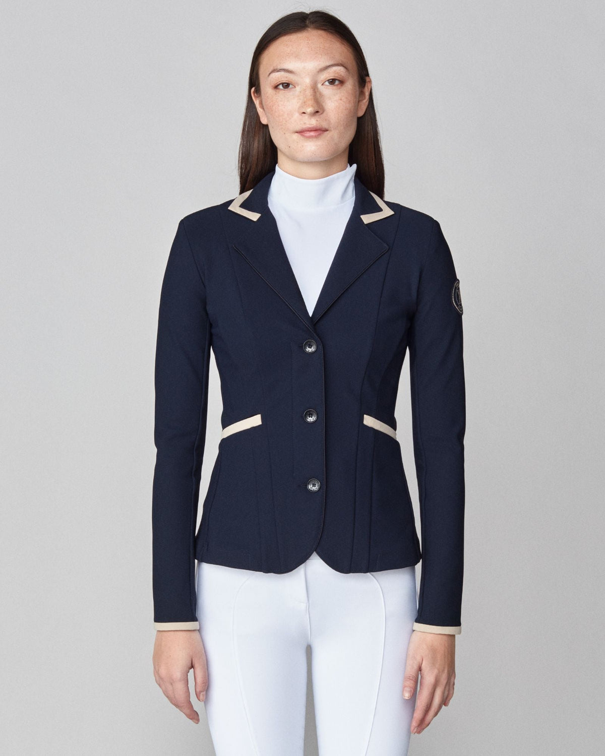 Blue Nottel | Contrast Show Jacket, front