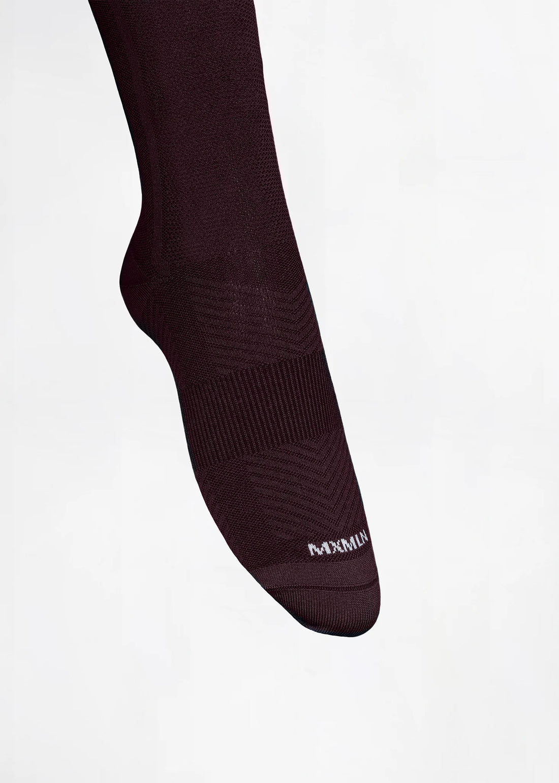 Burgundy | Neo Riding Socks – MAXIMILIAN Equestrian, knee-high riding sock, burgundy