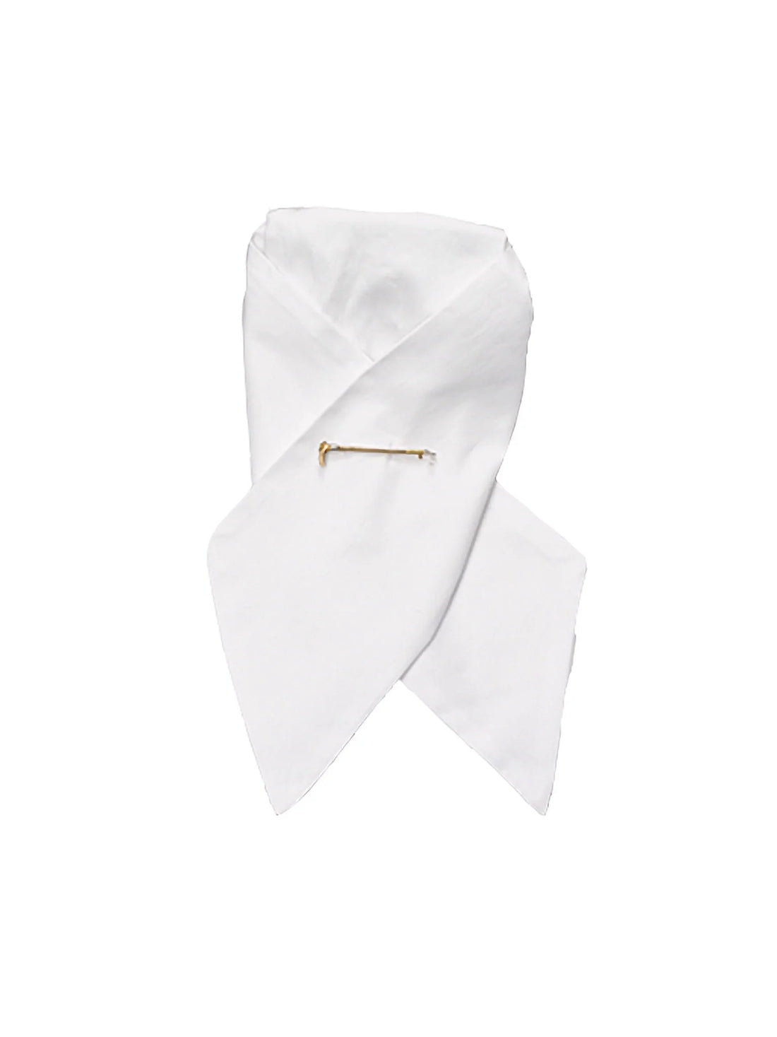 Pinpoint Oxford Stock Tie – White – Essex Classics