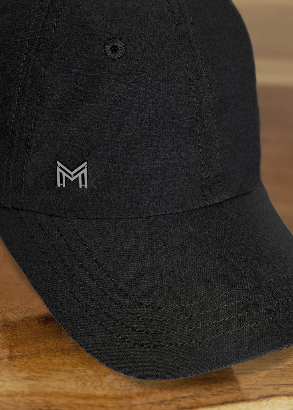 Black | Ray Cap – MAXIMILIAN Equestrian, baseball cap, side view