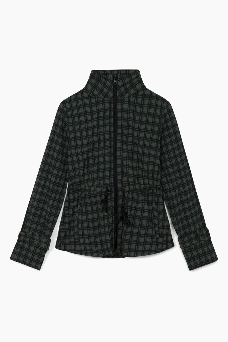 Rowan Windbreaker – Dark Hunter Plaid – Hannah Childs Lifestyle