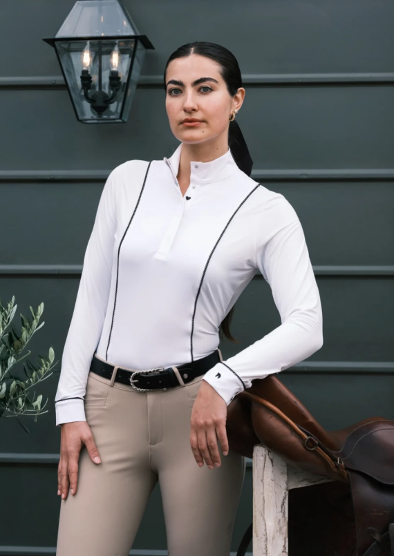 Constance Heart Horse Long Sleeve Show Shirt – Hannah Childs Lifestyle