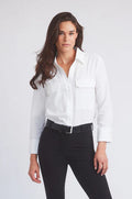 Seersucker Equestrian Button-Down Shirt