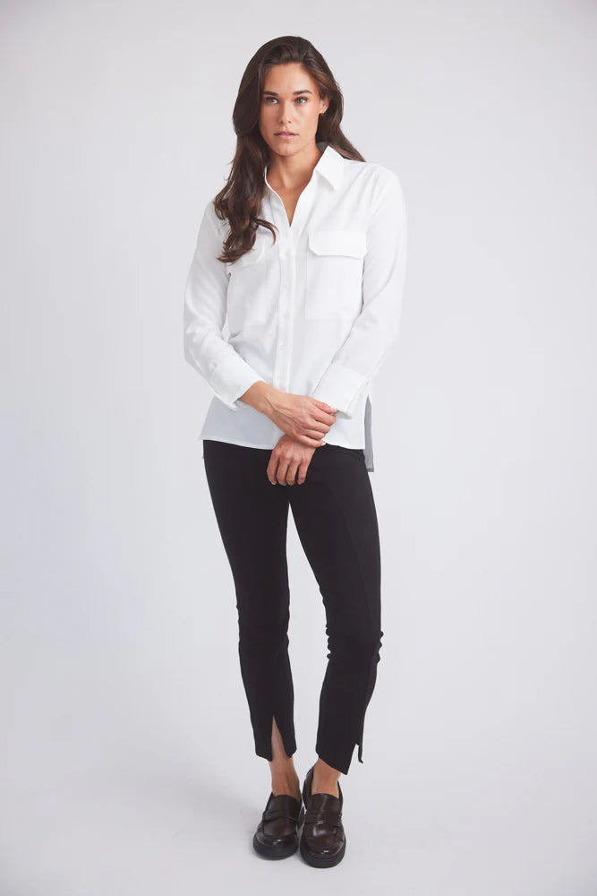 Seersucker Equestrian Button-Down Shirt