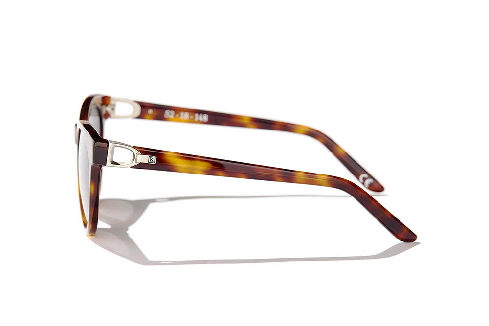 Dapple | The Chantilly, sunglasses with tortoiseshell frames, side view