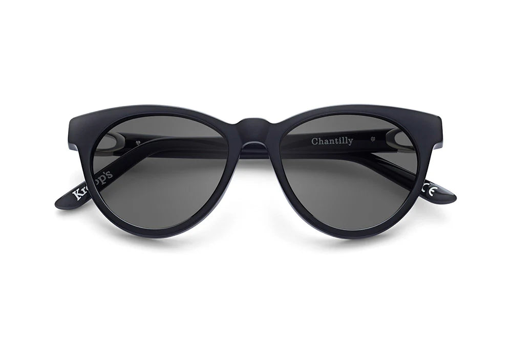 Friesian | The Chantilly, sunglasses with black frames, front view