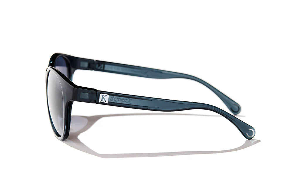 Midnight | The Lexington, sunglasses with navy frames, side view