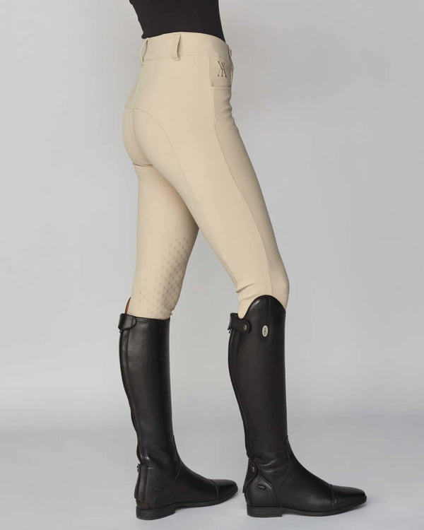 Tan | Timeless Riding Breeches, riding breeches on model with tall boots
