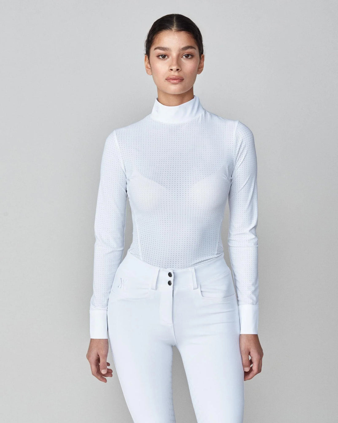 White | Timeless Show Shirt Mesh
