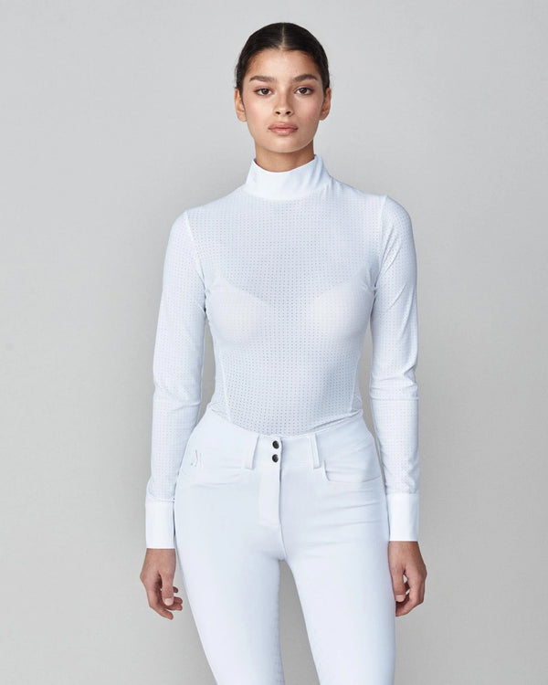 White | Timeless Show Shirt Mesh