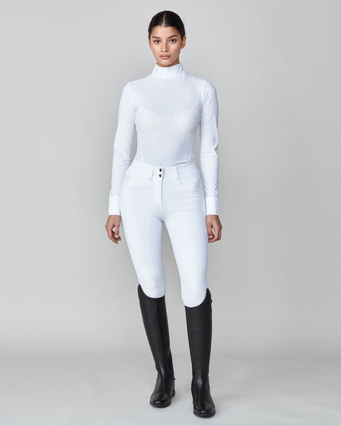 White | Timeless Show Shirt Mesh