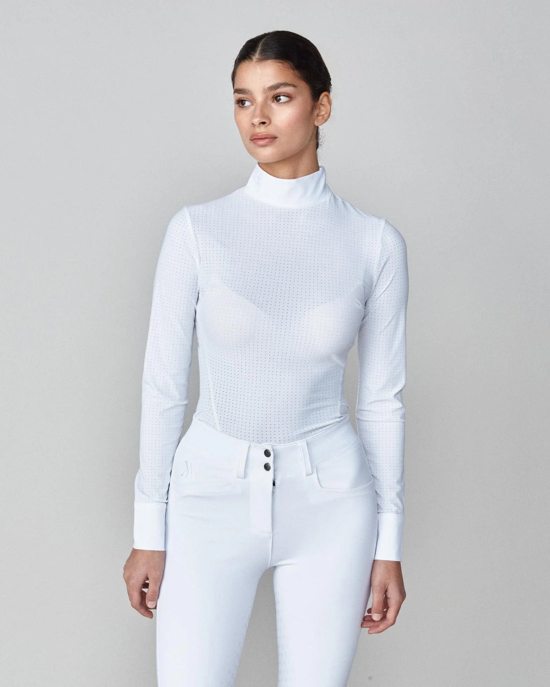 White | Timeless Show Shirt Mesh