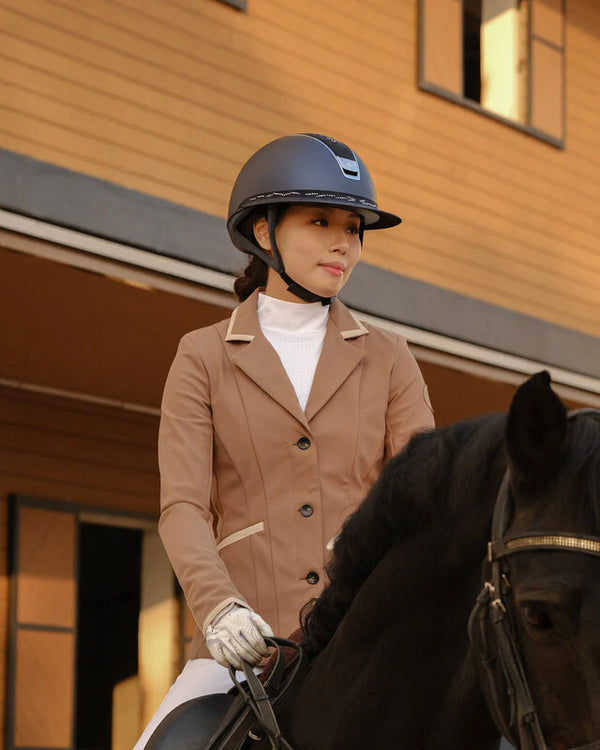 Camel | Contrast Show Jacket, show jacket on mounted rider