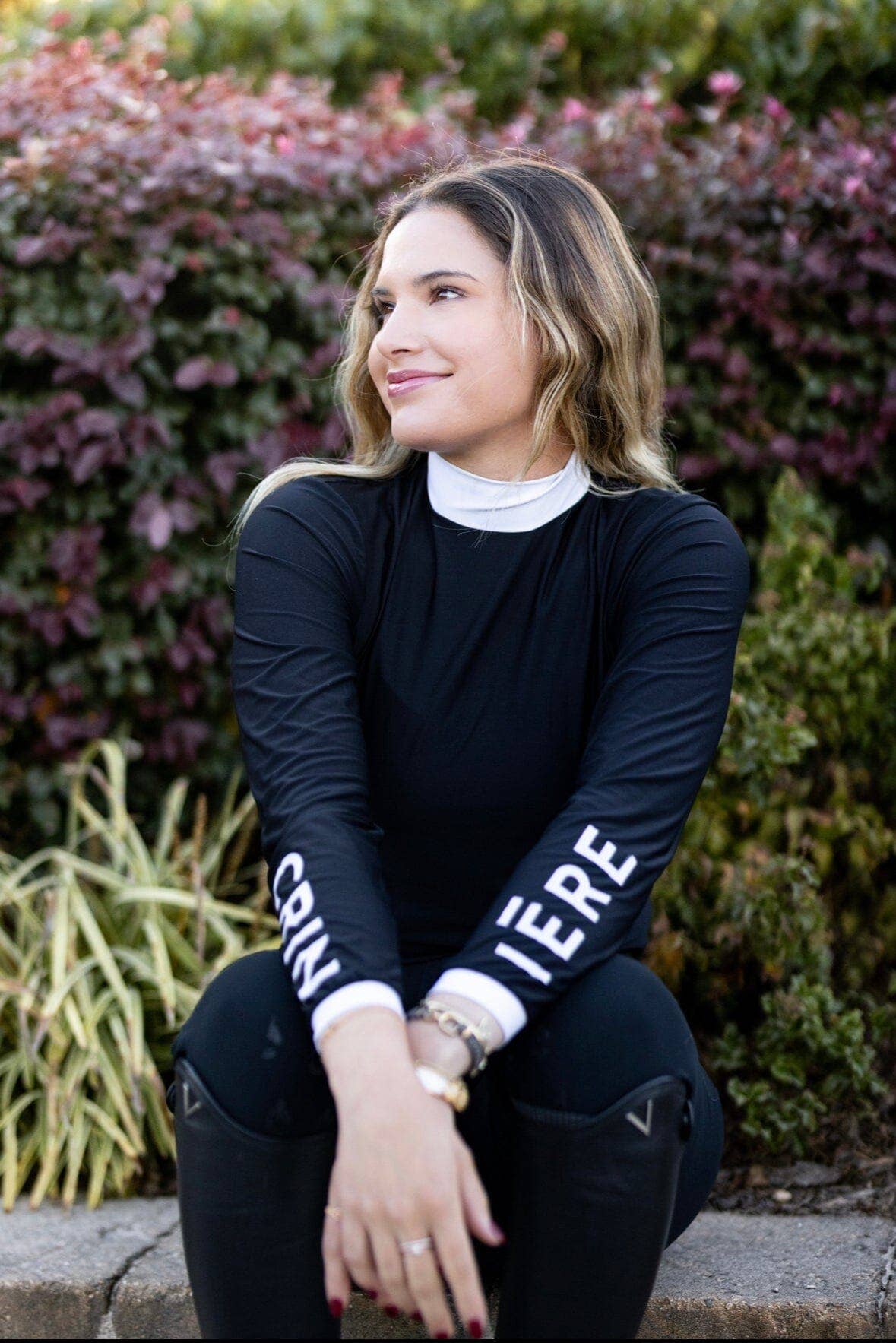 Bianca Show Shirt | Black & White