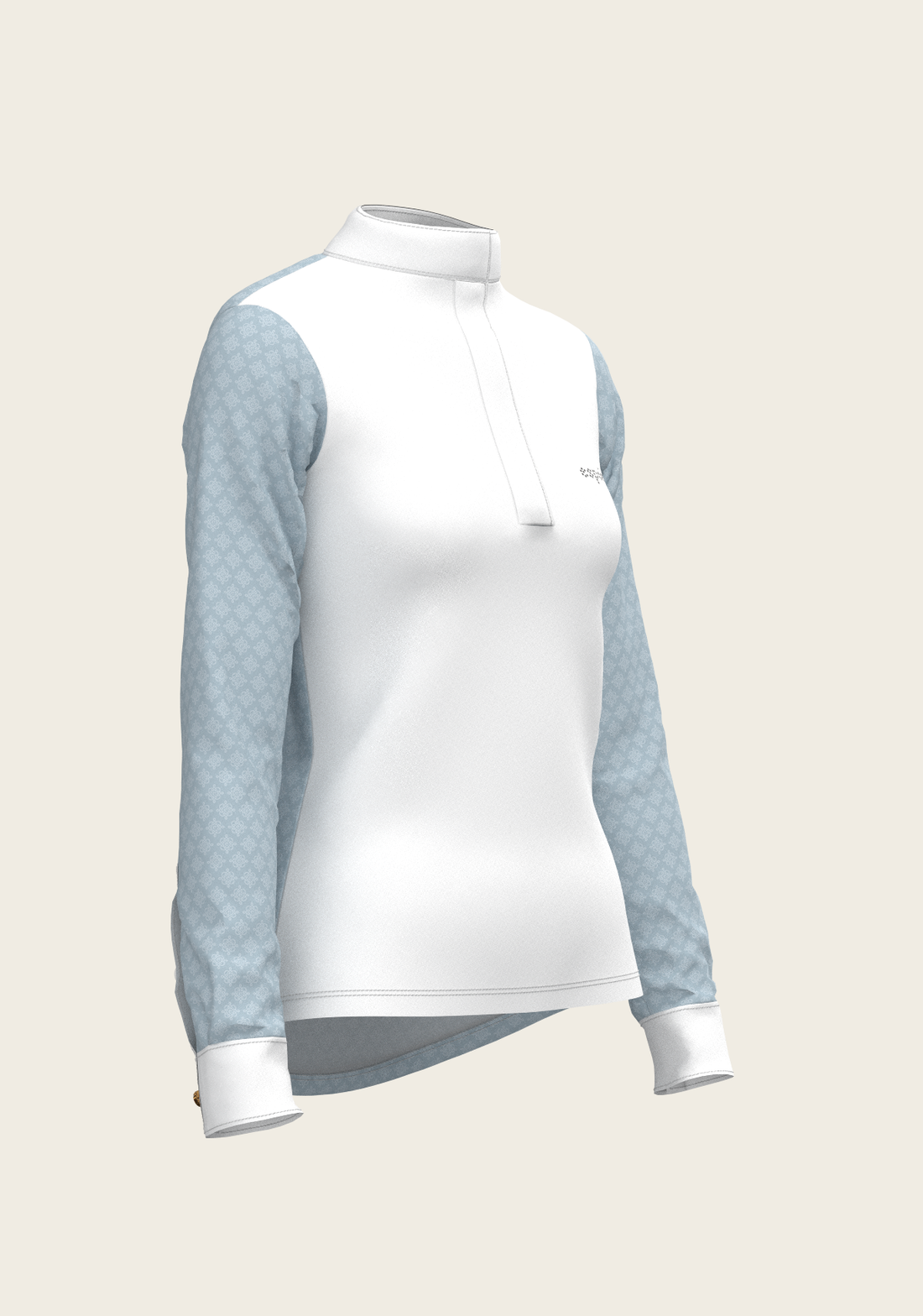 Sky Blue Long Sleeve Show Shirt