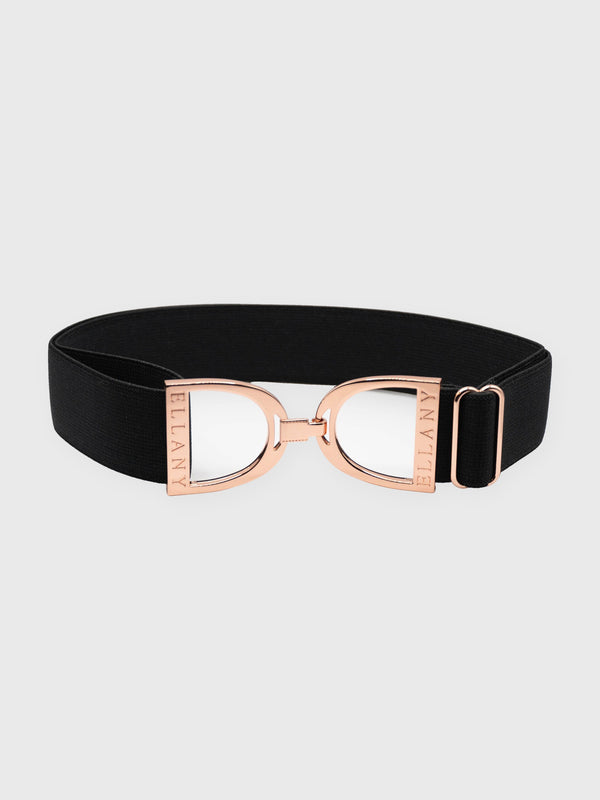 1.5" Stirrup Elastic Belt – Black