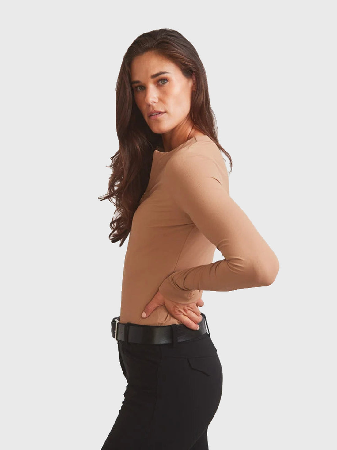 Carol Performance Crewneck Riding Top