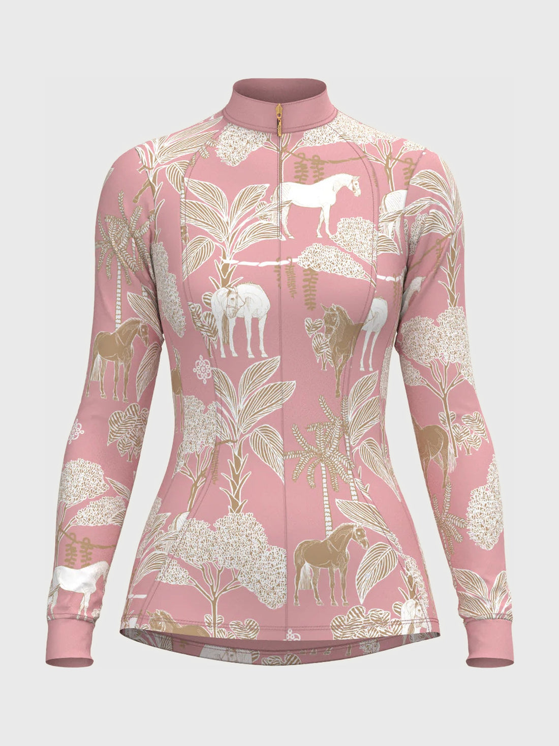 Island Horses Quarter Zip Sun Shirt