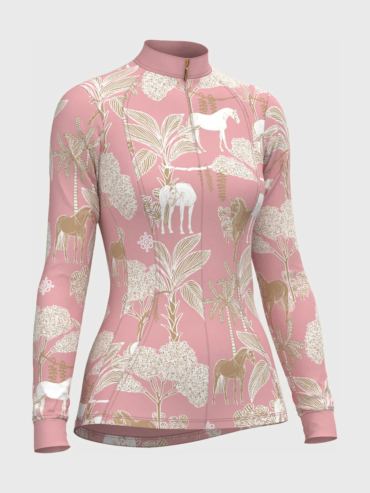 Island Horses Quarter Zip Sun Shirt