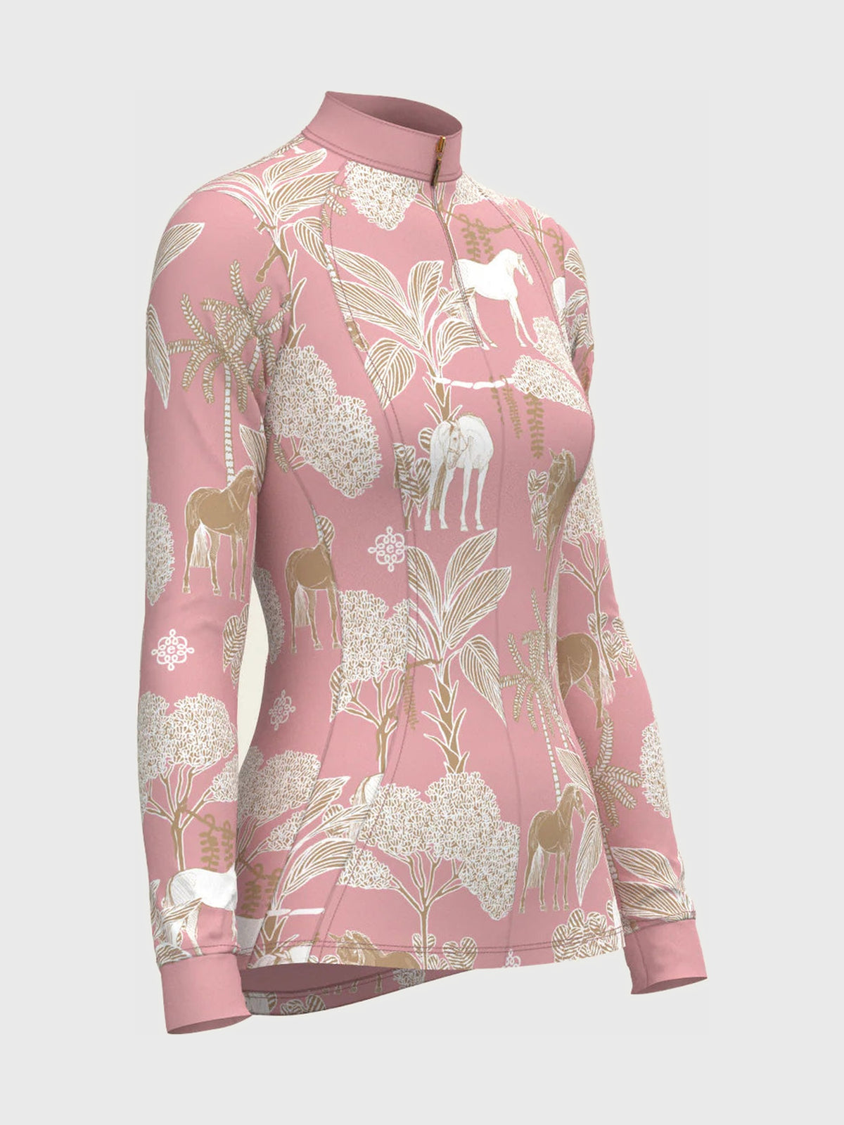 Island Horses Quarter Zip Sun Shirt
