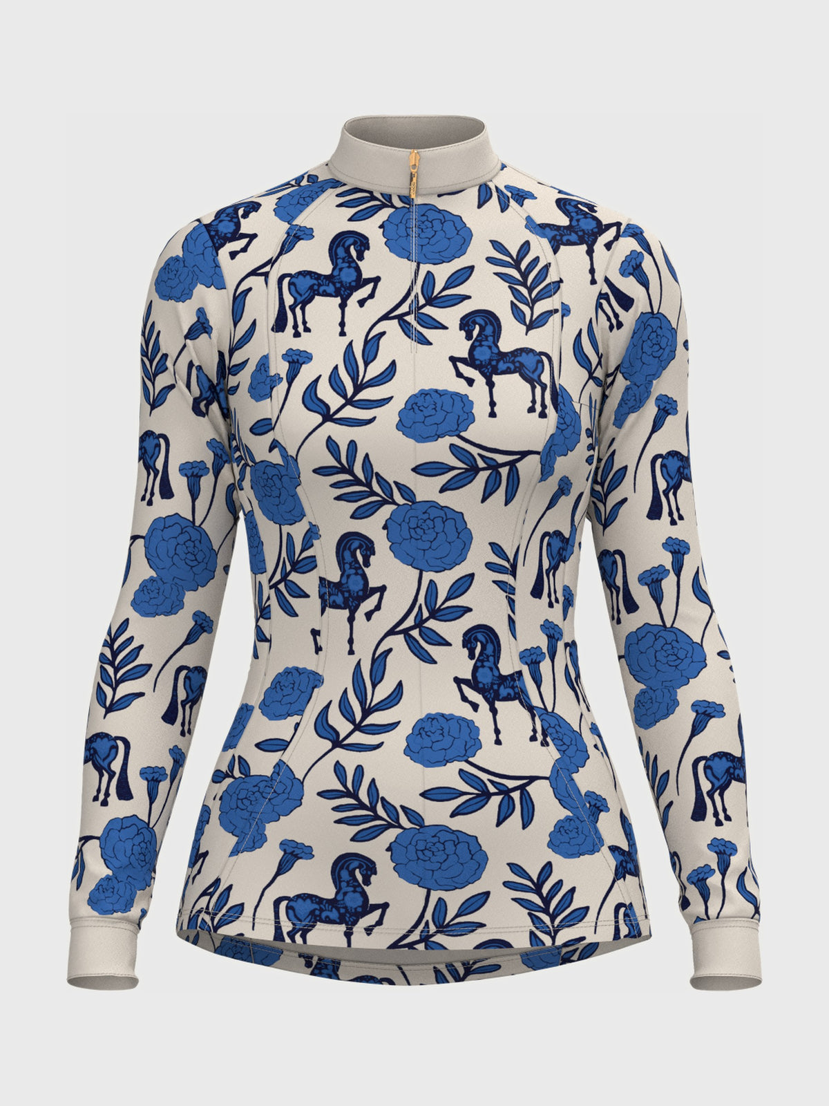 Peony Quarter Zip Sun Shirt