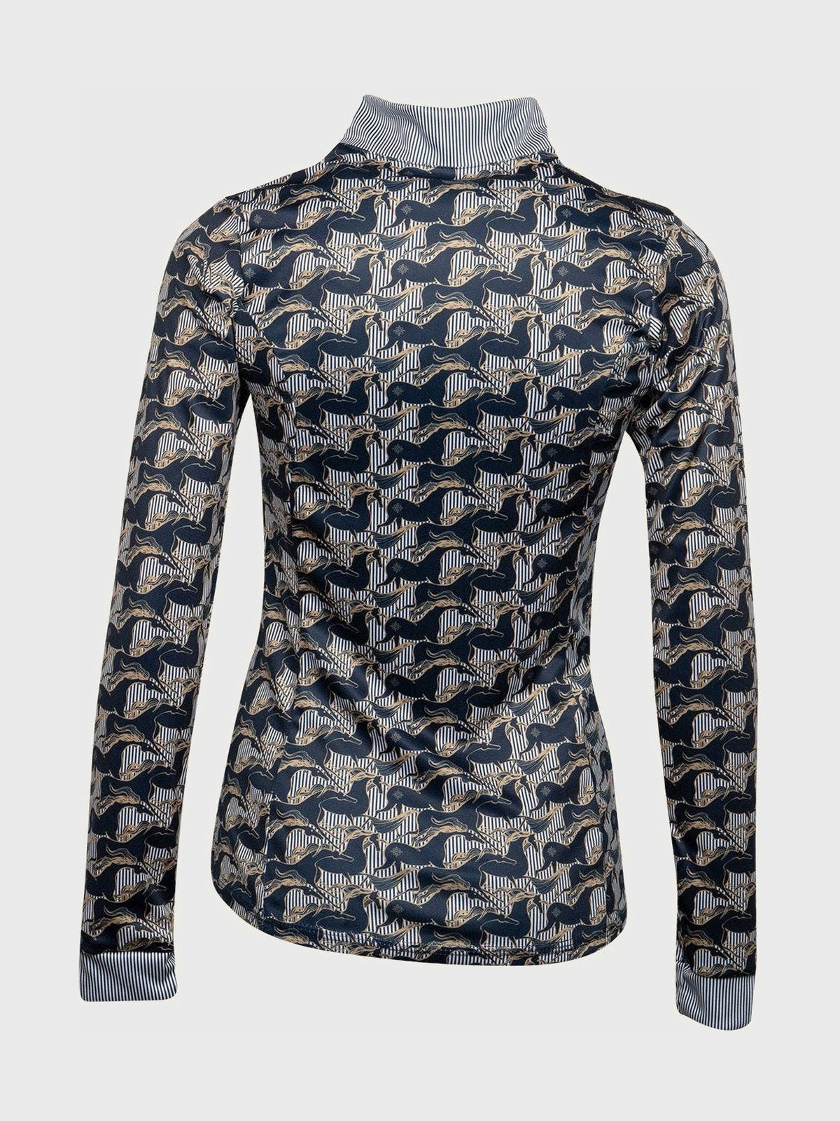 Running Horses Quarter Zip Sun Shirt