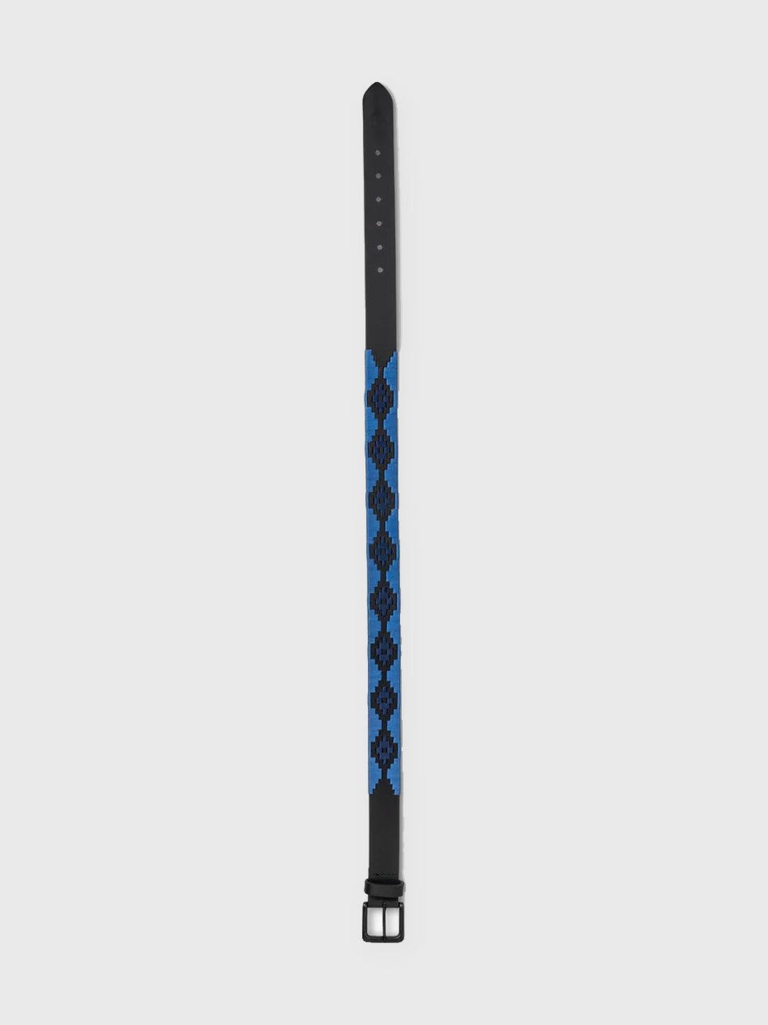 Azul Nocturno Leather Polo Belt