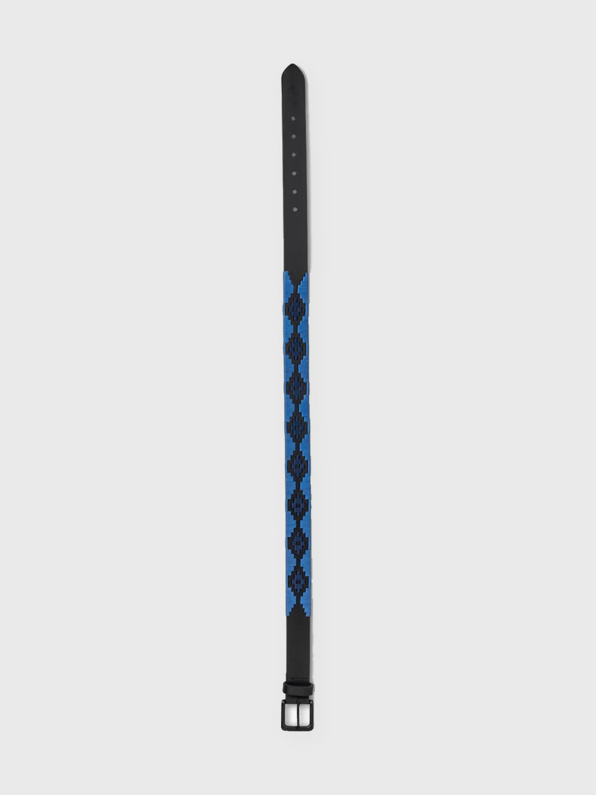 Azul Nocturno Leather Polo Belt