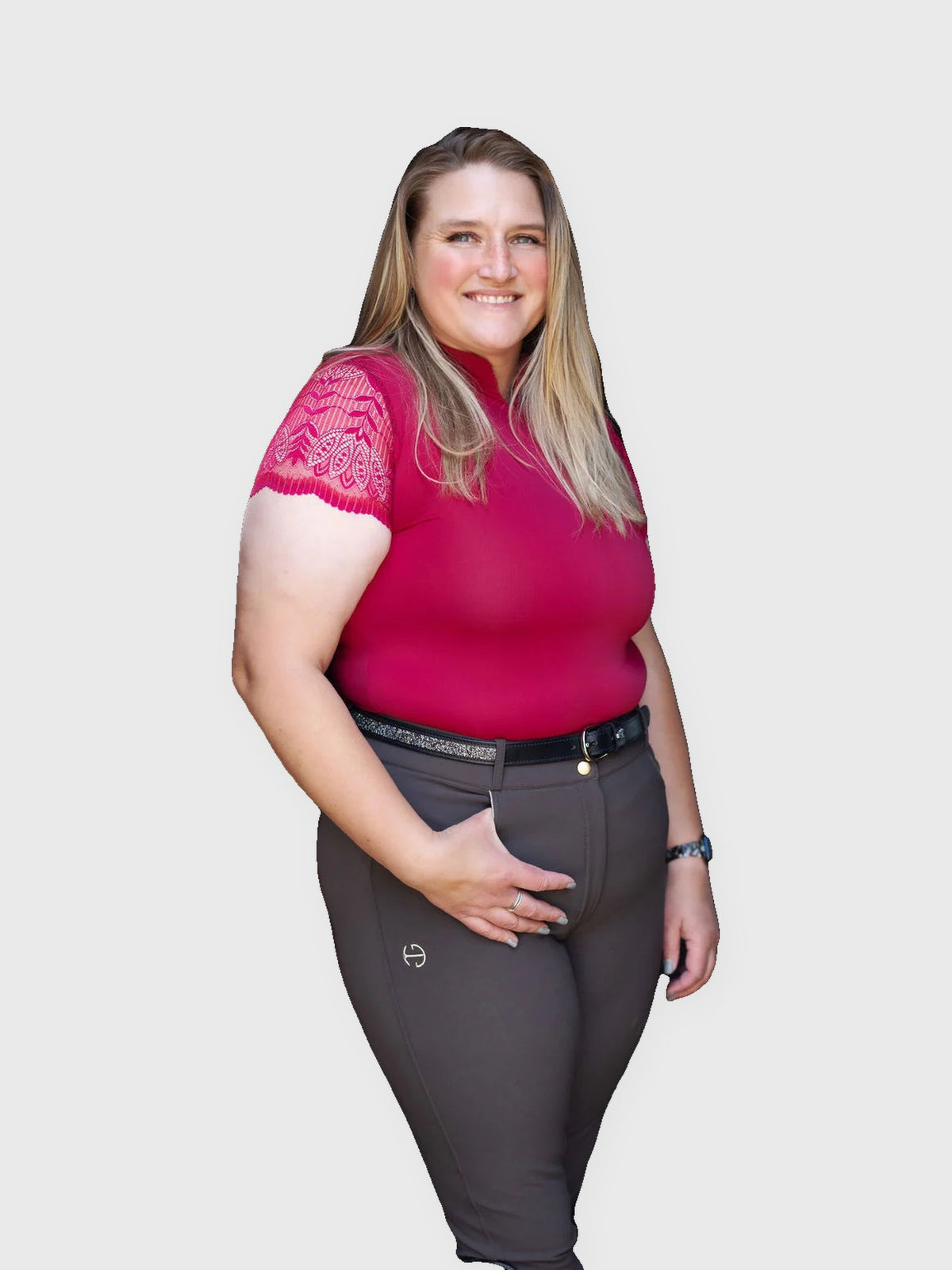 Evolution Mid Waist Knee Patch Breeches