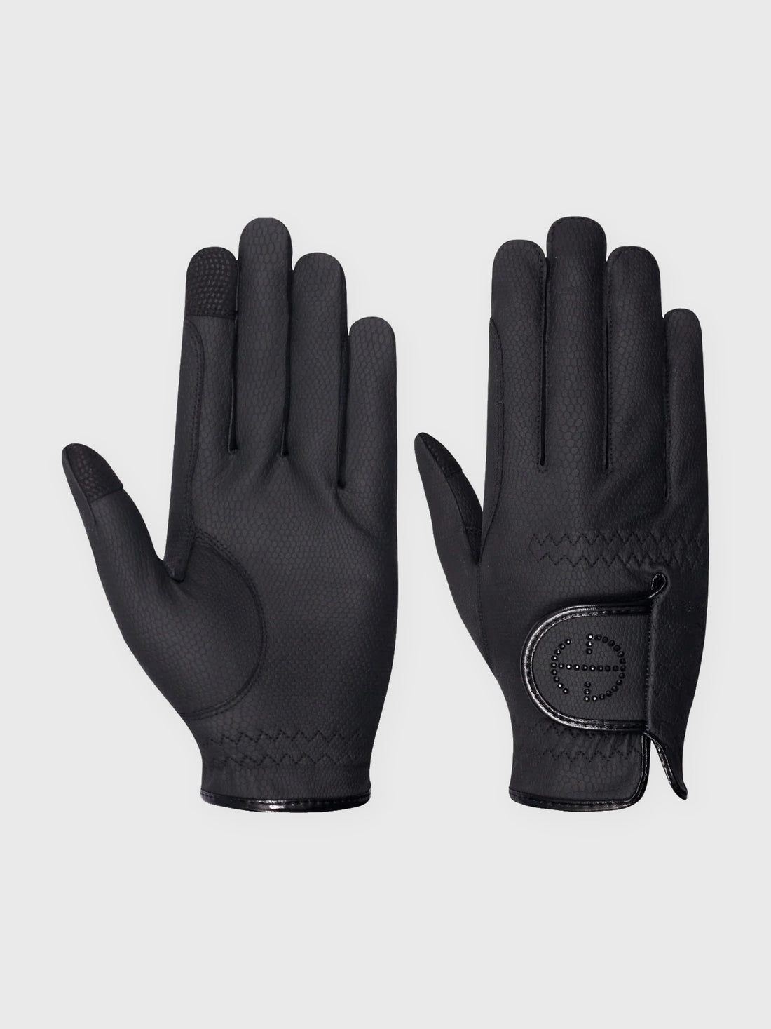 Crystal Logo Riding Gloves