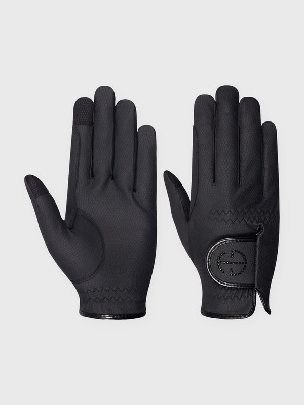 Crystal Logo Riding Gloves