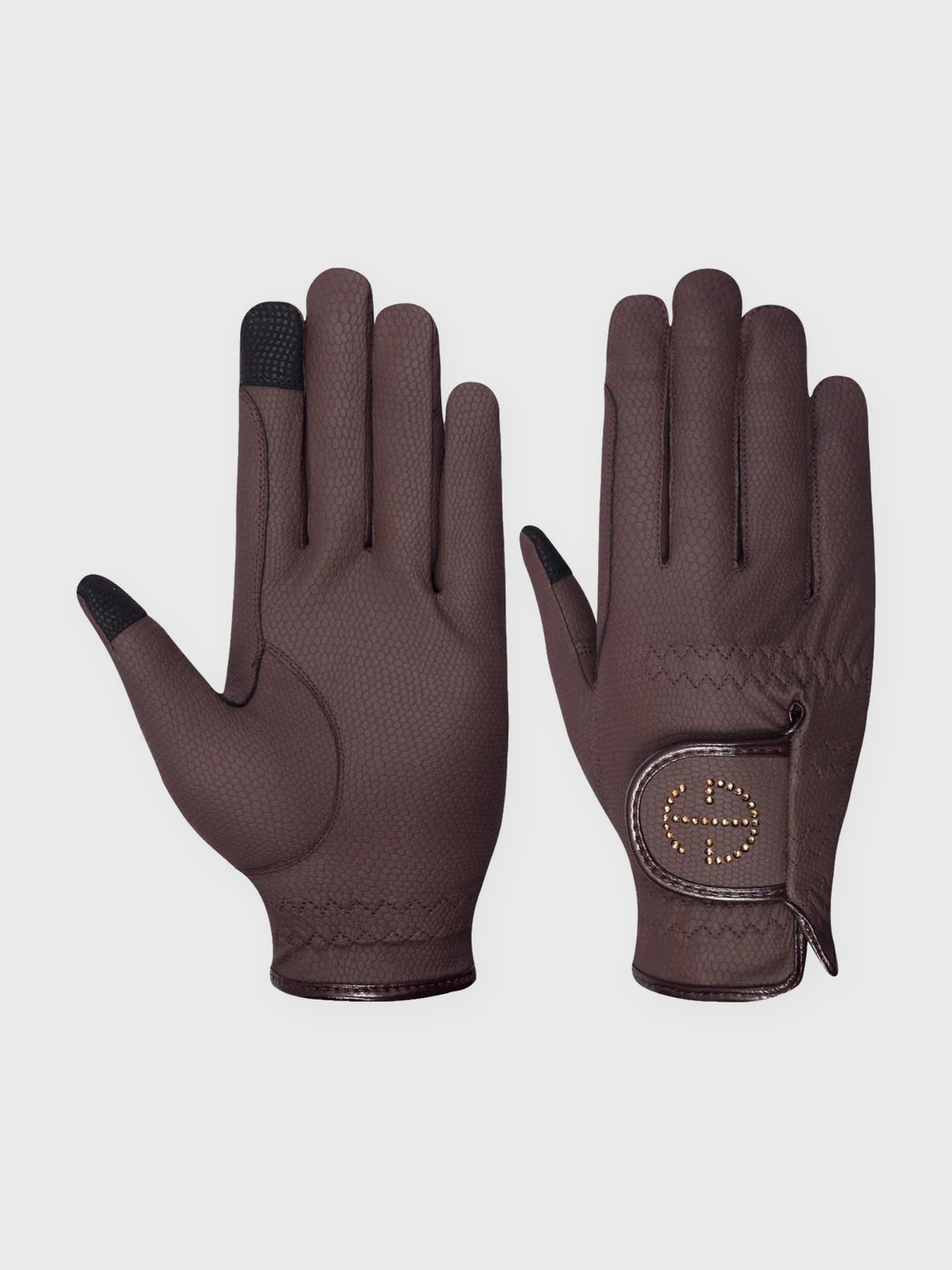 Crystal Logo Riding Gloves