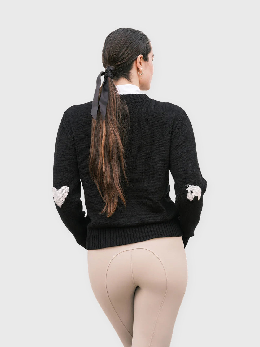 Harry Heart Horse Crew Neck Sweater