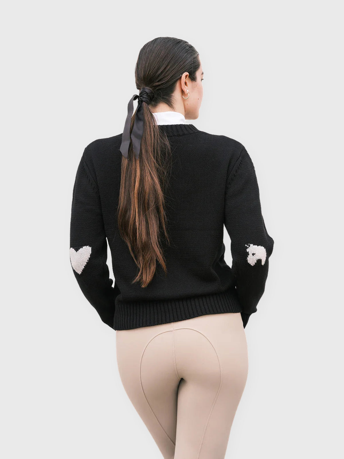 Harry Heart Horse Crew Neck Sweater