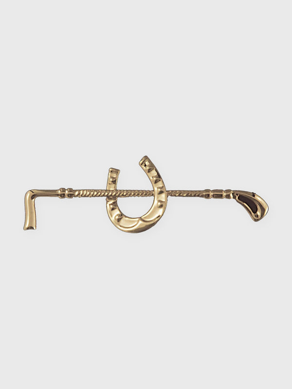 Horseshoe & Crop Stock Pin