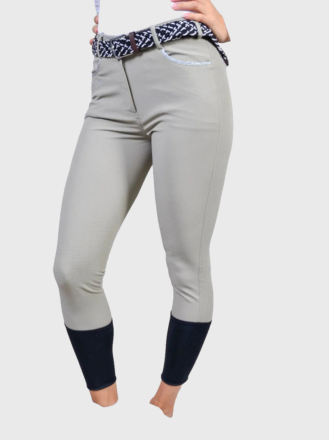 Jaltika High-Rise Riding Breeches – Knee Grip
