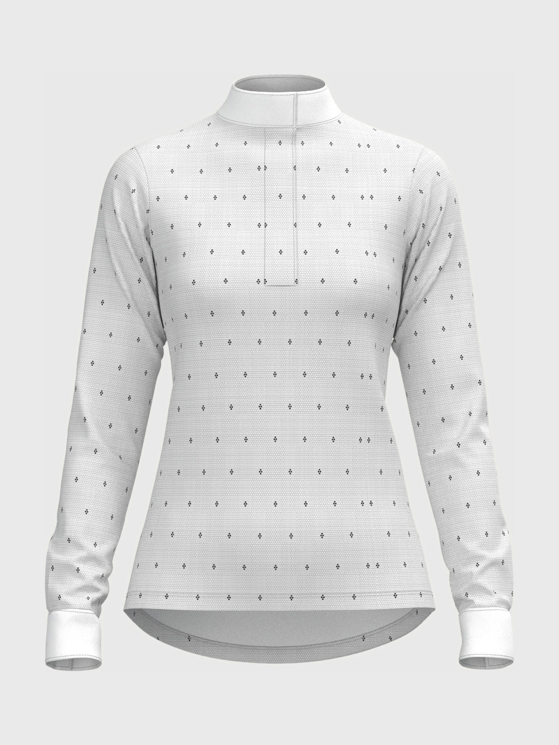 Mosaic 4 Dot Quarter Zip Show Shirt