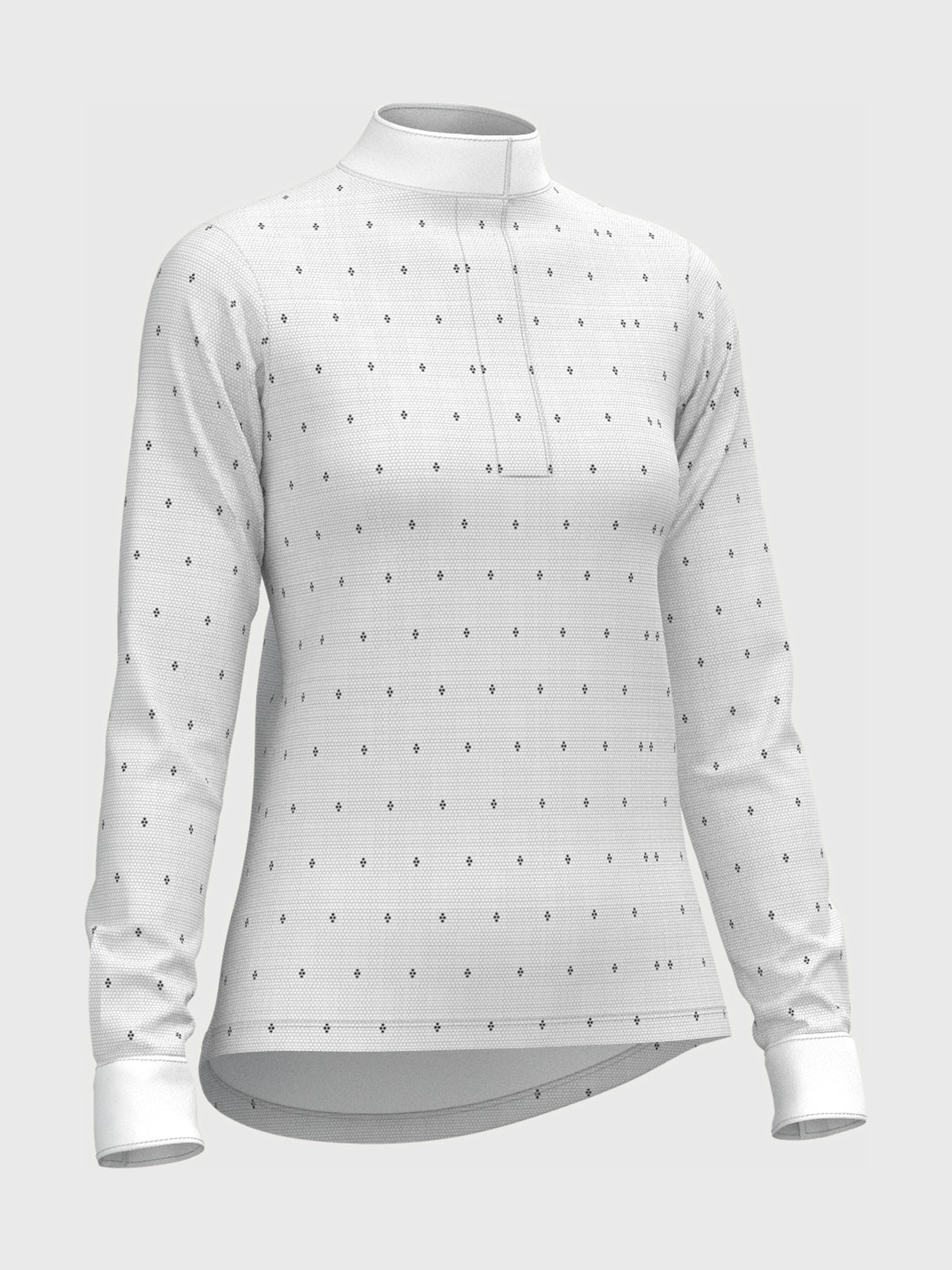Mosaic 4 Dot Quarter Zip Show Shirt
