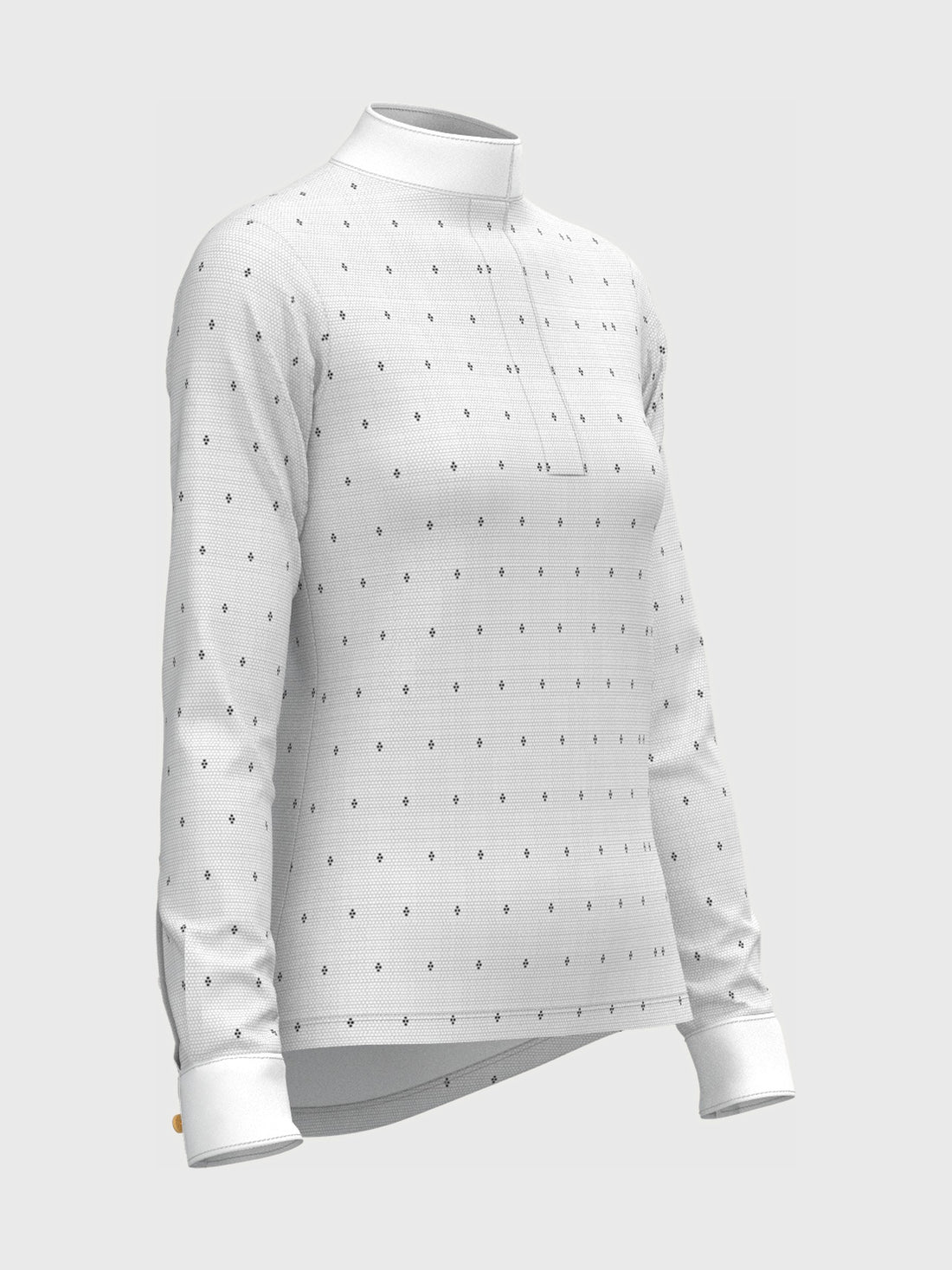 Mosaic 4 Dot Quarter Zip Show Shirt