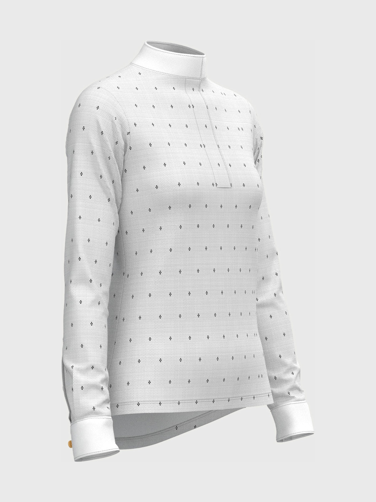 Mosaic 4 Dot Quarter Zip Show Shirt