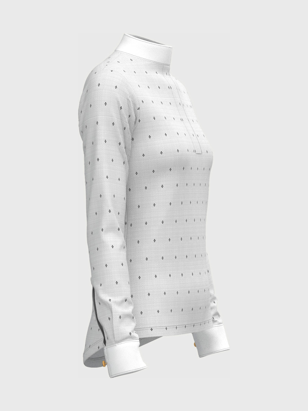 Mosaic 4 Dot Quarter Zip Show Shirt