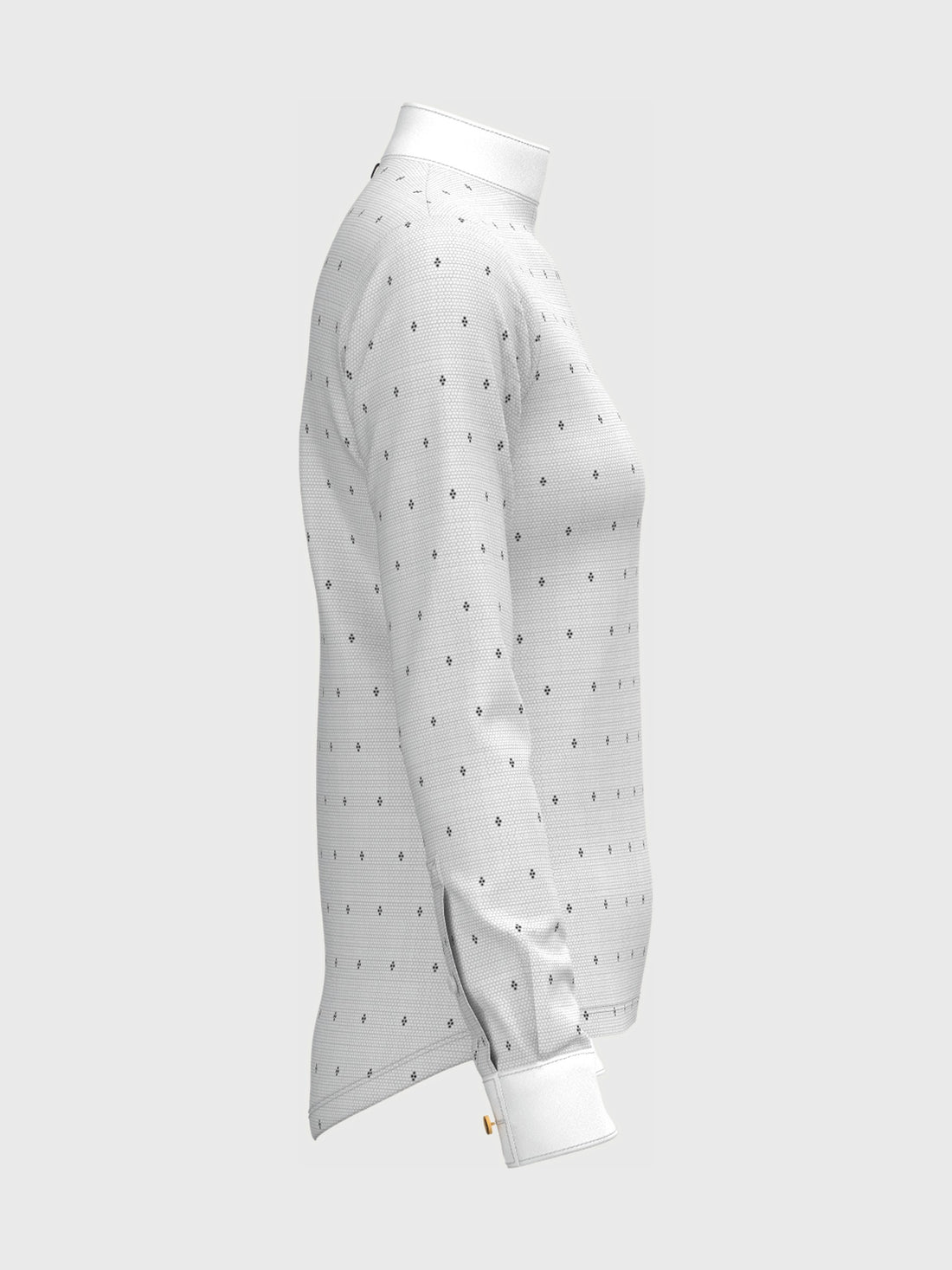 Mosaic 4 Dot Quarter Zip Show Shirt