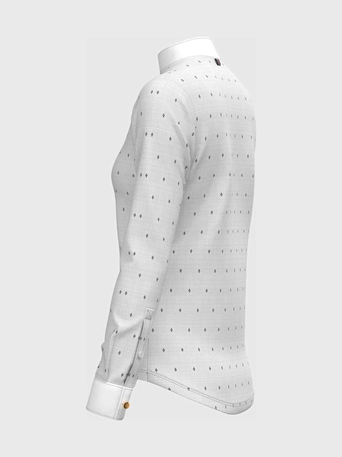 Mosaic 4 Dot Quarter Zip Show Shirt