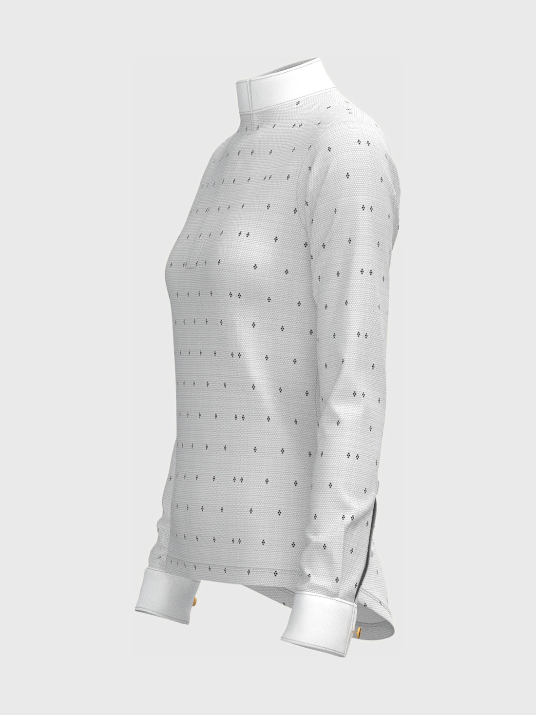 Mosaic 4 Dot Quarter Zip Show Shirt