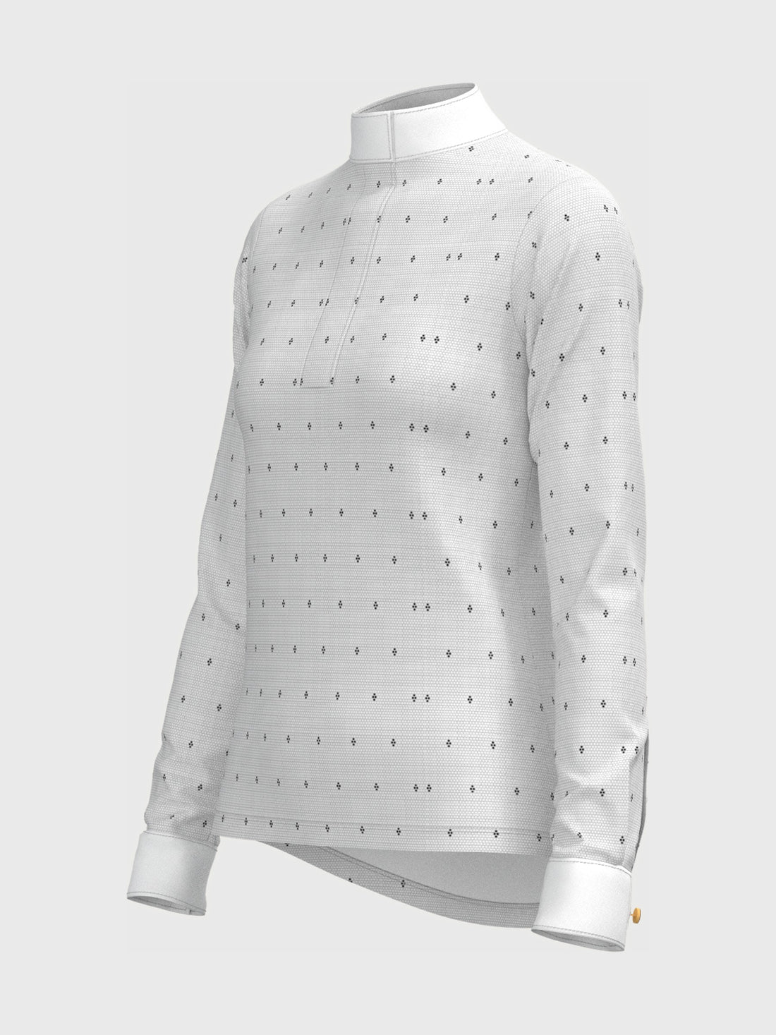 Mosaic 4 Dot Quarter Zip Show Shirt