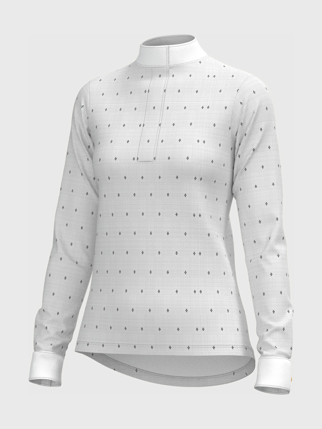 Mosaic 4 Dot Quarter Zip Show Shirt