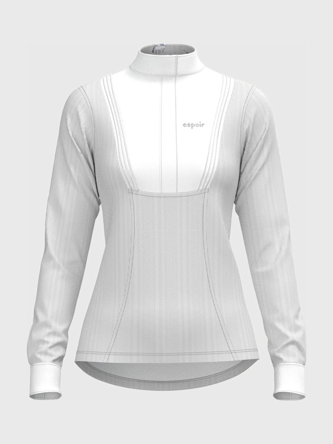 Striped Pleated Long Sleeve Show Shirt
